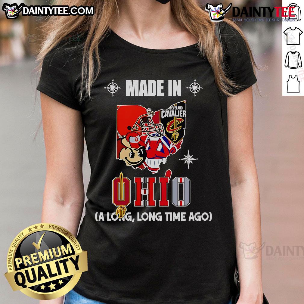 Good Made In Ohio A Long Long Time Ago Ladies Tee Good Made In Ohio A Long Long Time Ago Ladies Tee featuring vintage design and soft fabric for comfort and style.