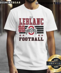 Alt Text: Good Max Leblanc Ohio State Buckeyes Football 88 T-Shirt featuring vibrant team colors and logo design.