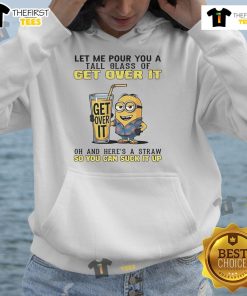 Alt Text: Good Minion hoodie featuring a playful design, perfect for fans wanting to get over it in style.