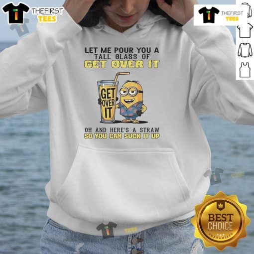 Alt Text: Good Minion hoodie featuring a playful design, perfect for fans wanting to get over it in style.