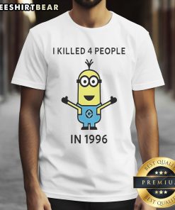 Good Minions I Killed 4 People In 1996 Cartoon T-Shirt