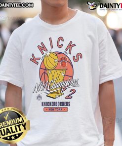 Good New York Knicks NBA Champions 1970-1973 T-Shirt featuring vintage design and team colors, perfect for fans.