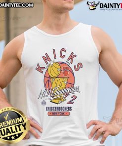 Good New York Knicks NBA Champions 1970-1973 tank top featuring vintage design and team colors for fans.