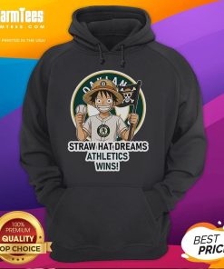 Alt Text: Good Oakland Athletics Monkey D. Luffy Straw Hat Dreams Wins Hoodie featuring vibrant designs and fan-favorite themes.