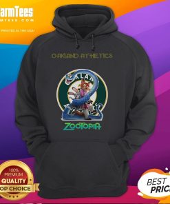 Good Oakland Athletics Zootopia 2 Hoodie featuring vibrant graphics and a comfortable design for fans and collectors.