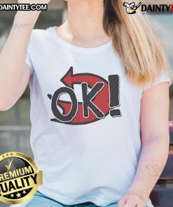 Good-Ok-Back-To-The-Video Ladies Tee featuring a stylish design perfect for casual wear and video lovers.
