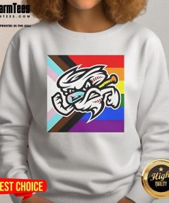 Good Omaha Storm Chasers 2025 Happy Pride Month sweatshirt featuring vibrant colors and a festive design for Pride celebration.