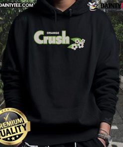 Good Orange Crush Flowers Hoodie featuring vibrant floral design, perfect for casual wear and spring fashion.