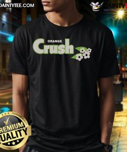 Good Orange Crush Flowers T-Shirt featuring vibrant floral design on soft fabric, perfect for casual summer wear.