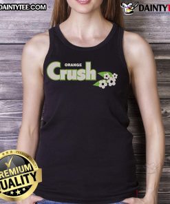 Good Orange Crush Flowers Tank Top featuring vibrant floral design perfect for summer outfits and casual wear.