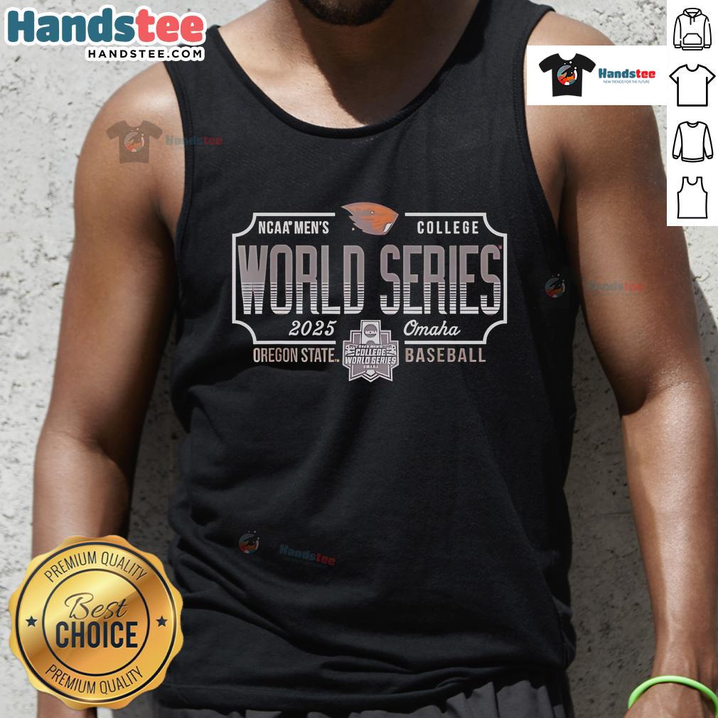Good Oregon State Beavers Mcws Baseball 2025 College World Series Ncaa Tank Top Good Oregon State Beavers MCWS Baseball 2025 College World Series NCAA tank top featuring team colors and logo.