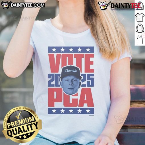 Good Pete Crow 2025 Vote Ladies Tee featuring a stylish design for supporters of the 2025 election campaign.
