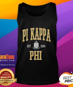 Good Pi Kappa Phi Be Bold Est 1904 tank top featuring bold lettering and stylish design for fraternity pride.