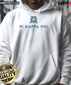 Good Pi Kappa Phi Star Hoodie in navy blue, featuring a stylish design perfect for fraternity events and casual wear.
