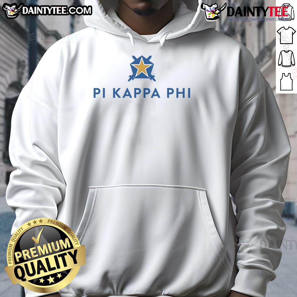 Good Pi Kappa Phi Star Hoodie Good Pi Kappa Phi Star Hoodie in navy blue, featuring a stylish design perfect for fraternity events and casual wear.