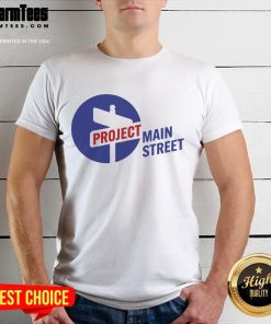 Good Project Main Street T-Shirt featuring a stylish design, perfect for casual wear and supporting local initiatives.