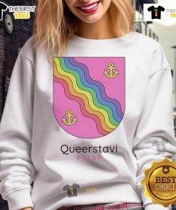 Good Queerstavi Pride Tukituotteet sweatshirt featuring vibrant LGBTQ+ colors and stylish design for pride celebrations.