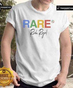 Good Rare Rich Royal T-Shirt featuring a bold design, perfect for stylish casual wear and unique fashion statements.