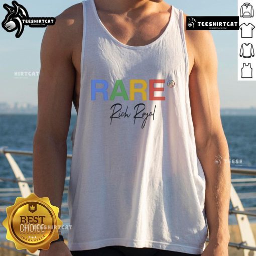 Good Rare Rich Royal Tank Top in vibrant colors, perfect for casual wear and summer fashion. Stylish and comfortable design.