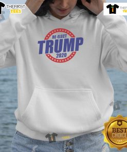 Good Re-Elect Trump 2020 Hoodie featuring bold text design, perfect for supporters of Trump's 2020 campaign.