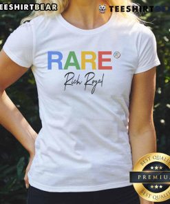 Good Rich Royal Rare Collab Ladies Tee in vibrant colors, showcasing stylish design and comfortable fit for women.