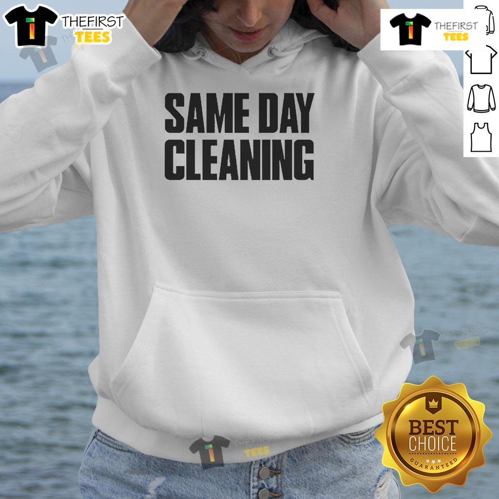 Good Sammy Virji Same Day Cleaning Hoodie Alt Text: Good Sammy Virji Same Day Cleaning Hoodie in vibrant colors, showcasing a modern design for cleaning professionals.