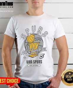 Good San Antonio Spurs NBA Champions T-Shirt celebrating victories from 1999 to 2014, perfect for Spurs fans.