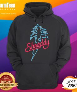 Good Shreddy Neon Palm Hoodie featuring a vibrant palm tree design, perfect for a stylish and trendy look.