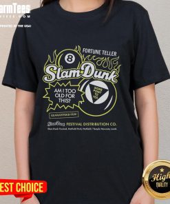 Good Slam Dunk Festival scene at Hatfield Temple Newsam Leeds featuring 8 Ball Ladies Tee, perfect for all ages.