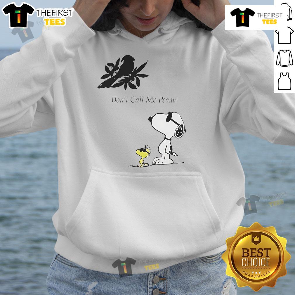 Good Snoopy Don'T Call Me Peanut Hoodie Good Snoopy Don't Call Me Peanut Hoodie featuring Snoopy graphic in vibrant colors, perfect for casual wear.