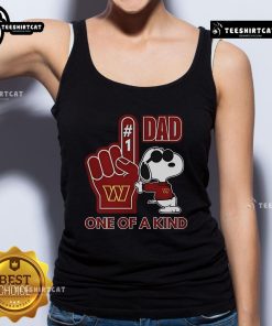 Alt Text: Unique Good Snoopy Washington Commanders tank top for dads, featuring a fun design and vibrant colors. Perfect for fans!
