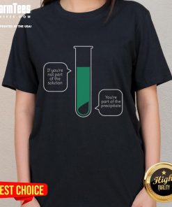 Good Solution and Precipitate Ladies Tee in vibrant colors, showcasing trendy design for casual wear.