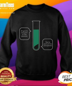 Good Solution and Precipitate sweatshirt in stylish design, perfect for casual wear and showcasing unique fashion.