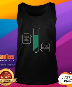 Good Solution and Precipitate Tank Top design featuring vibrant colors and unique graphics for trendy fashion.