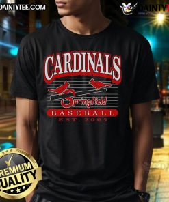 Good Springfield Cardinals Baseball Est 2005 T-Shirt in vibrant colors, perfect for fans of the Springfield Cardinals.