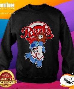Good Stitch Play baseball Cincinnati Reds sweatshirt featuring vibrant team colors and stylish design for fans.