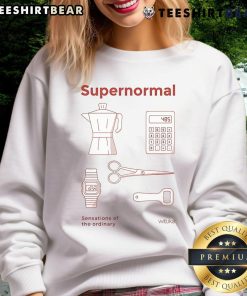 Alt Text: Good Supernormal Sensations Of The Ordinary Wituka Sweatshirt in cozy fabric, showcasing vibrant colors and stylish design.