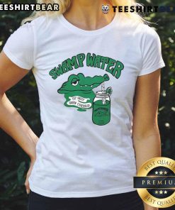 Good Swamp Water 110 Proof Green Chartreuse Ladies Tee featuring vibrant green design for stylish women.