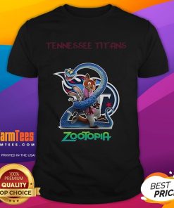 Good Tennessee Titans Zootopia 2 T-Shirt featuring vibrant graphics and a comfortable fit for fans of all ages.