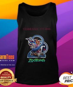 Good Tennessee Titans Zootopia 2 tank top featuring vibrant graphics, perfect for fans and summer wear.