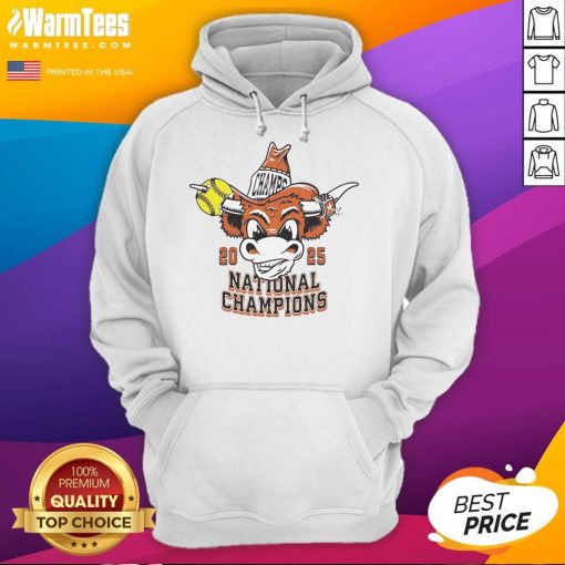 Good Texas Longhorns Softball 2025 National Champions hoodie showcasing team spirit and championship pride.