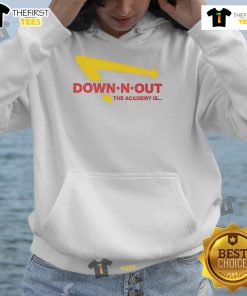 Good The Academy Is Down N Out Hoodie in black, showcasing trendy streetwear style perfect for casual outfits.