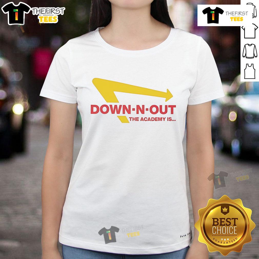 Good The Academy Is… Down N Out Ladies Tee Good The Academy Is Down N Out Ladies Tee featuring stylish design and comfortable fit for casual wear.
