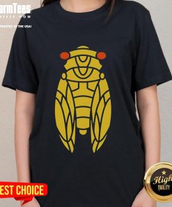 Alt Text: Good The Bitter Southerner Cicada Ladies Tee featuring a stylish cicada graphic on a soft cotton shirt.
