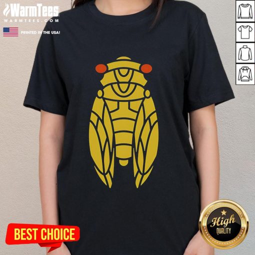 Alt Text: Good The Bitter Southerner Cicada Ladies Tee featuring a stylish cicada graphic on a soft cotton shirt.