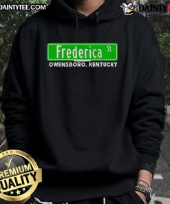 Good The Frederica Street Owensboro Kentucky hoodie in a stylish design, perfect for local pride and casual wear.