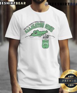 Good This Old Engine Alligator Wine T-Shirt featuring a vibrant design, perfect for fans of unique vintage apparel.
