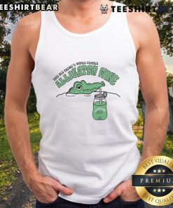 Good This Old Engine tank top featuring World Famous Alligator Wine design, perfect for casual wear and music lovers.