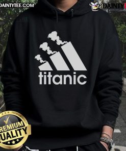 Good Titanic Sinking Too Soon Parody Spoof Hoodie featuring a humorous design inspired by the Titanic disaster.