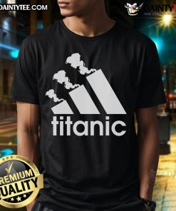 Good Titanic Sinking Too Soon Parody Spoof T-Shirt featuring humorous design inspired by the iconic movie disaster.